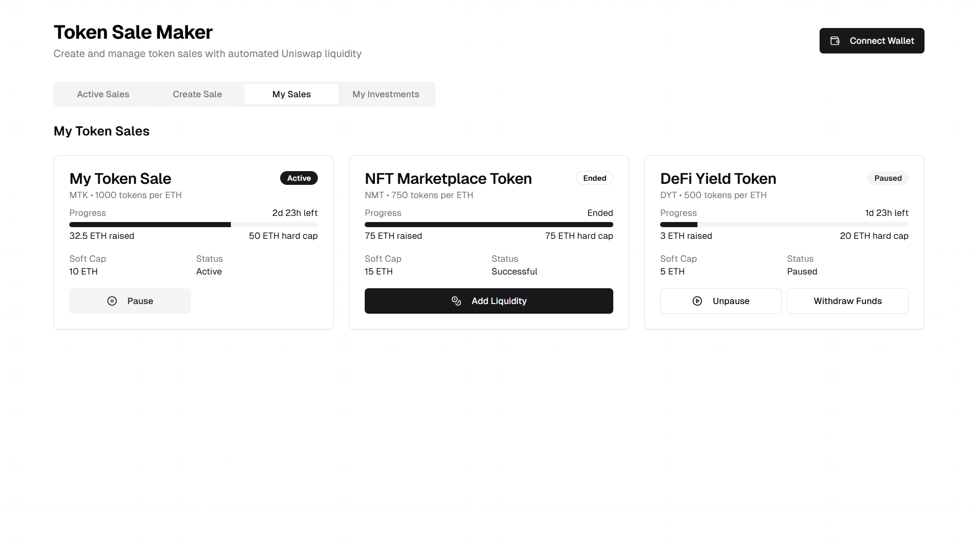 Token Sale Maker
